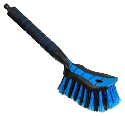 Imagen del producto de Cepillo para lavado de coches Tom PaR, modelo Standard Plus, 44 cm, con conexión para agua - Color azul
