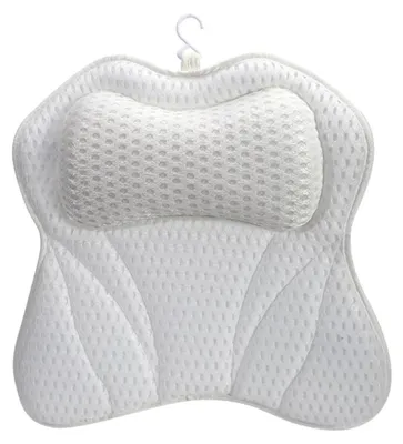 Produktbild von Ergonomisches Badkopfkissen mit Saugnäpfen