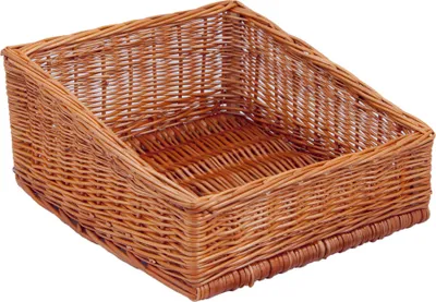 Produktbild von Regalkorb, Schrankkorb, Thekenkorb, Brötchenkorb, Brotkorb, braun, 40x35x12x18cm