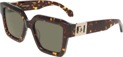 Produktbild von Ferragamo SF2084S Dark tortoise 53/19/145 Damen Sonnenbrillen