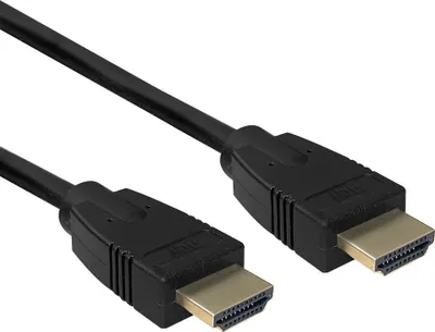 Produktbild von ACT 2 m langes HDMI-8K-Ultra-High-Speed-Kabel, , 2 m, HDMI Typ A (Standard), HDMI Typ A (Standard), 48 Gbit/s, Audio Return Channel (ARC), Schwarz