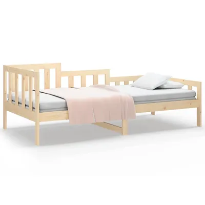 Imagen del producto de Sofá cama sin colchón madera maciza de pino 90x200 cm