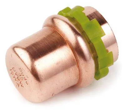 Produktbild von Kupfer Pressfitting Sudo-Press Stopfen 12 mm Kontur V DVGW