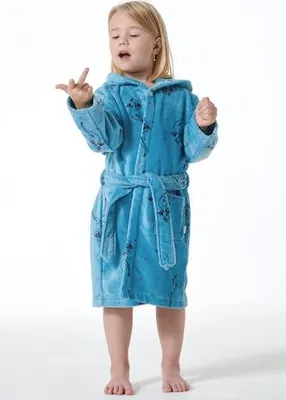 Produktbild von Schiesser Kleinkinder Mädchen Bademantel aquarium 104