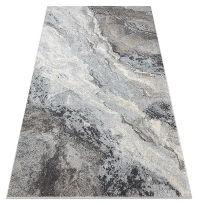 Image de Tapis FUSION 9613 gris clair / gris foncé - Marbre, moderne, abstrait gris 160x220 cm