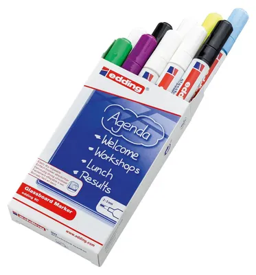 Produktbild von edding Glasboardmarker 10 Stk. Mehrfarbig 90