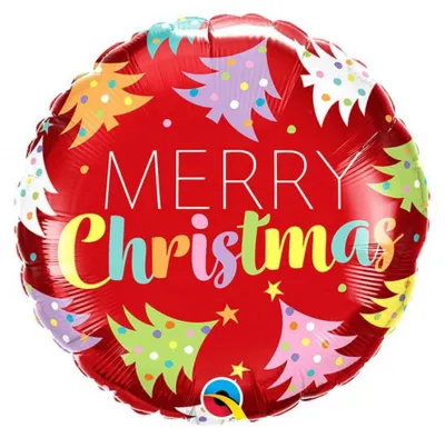Immagine prodotto di Natale Buon Natale Rosso, palloncino in foil 46 cm