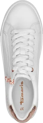 Produktbild von Tamaris Damen Sneaker Plateau Reißverschluss 1-23313-41, Größe:41 EU, Farbe:Weiß