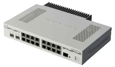 Produktbild von Mikrotik CCR2004-16G-2S+PC, Schnelles Ethernet, Weiß