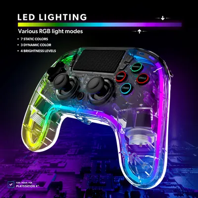 Obrázek produktu pro Snakebyte SB922565, Gamepad, PlayStation 4, Vícebarevný, Bezdrátový, RF, USB typu C