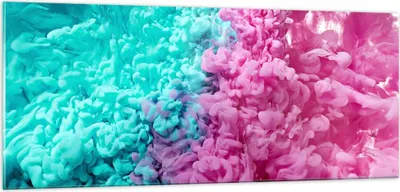 Produktbild von Bilder auf glas - Abstraktion modern - 100x40cm - Glasbilder - Wandbilder - Kunstdruck - zum Aufhängen bereit - Wanddekoration aus Glas - Glas Bilder - Wandbild auf Glas - Einteilig - GAB100x40-3908