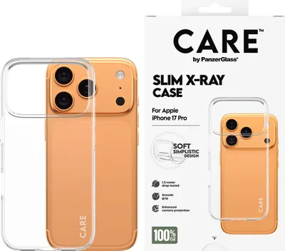 Zdjęcie produktu dla PanzerGlass CARE™ by ® X-Ray Case iPhone 17 Pro, Pokrowiec, Apple, Apple - iPhone 17 Pro, Przezroczysty