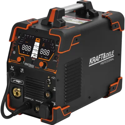 Produktbild von KRAFT&DELE | IGBT-Inverter-Schweißgerät und 5-in-1-Plasmaschneider, Schweißgerät, tragbares IGBT Inverter Stabschweißgerät mit großer LED-Anzeige