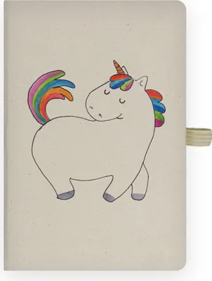 Produktbild von Mr. & Mrs. Panda Kladde Einhorn Stolzieren - Transparent - Geschenk, Freundin, Journal, Pferd, Anders, Tagebuch, Adressbuch, notizbuch, Unicorn, Einhörner, A4 Kariert