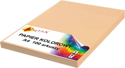 Produktbild von Farbpapier A4 120g Pfirsich 100 Blatt