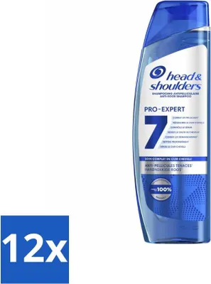 Productafbeelding van Head & Shoulders - Shampoo - Pro-Expert 7 - Tegen roos - 250 ml - Voordeelverpakking - 12 stuks
