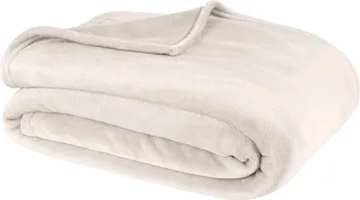 Produktbild von Kuscheldecke 180x220 cm ecru weiß Flauschig kuschelig Wohndecke Cashmere Touch