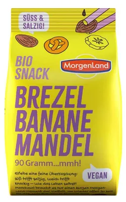Produktbild von Snack - Brezel Banane Mandel 90g