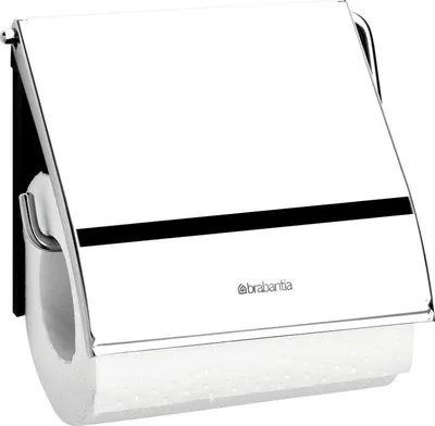 Image de Porte-rouleau Brilliant Steel Acier Brillant, Fixation Murale - Brabantia
