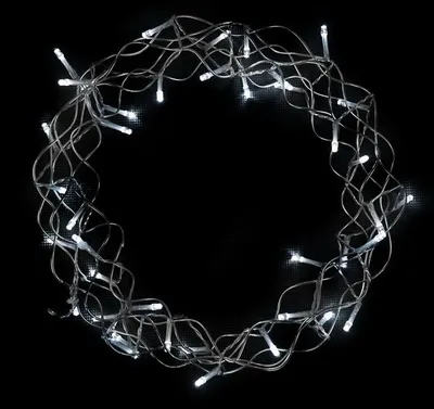 Obrázek produktu pro Kovový věnec - silný drát 40 LED ø 30 cm