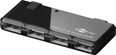 Produktbild von Goobay 95670, USB 2.0, USB 2.0, 480 Mbit/s, Schwarz, 0,4 m, CE, WEEE