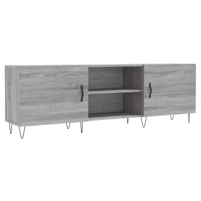 Image de vidaXL Armoire TV Gris Sonoma 150x30x50 cm Bois composite