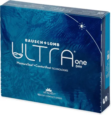 Zdjęcie produktu dla Bausch + Lomb ULTRA One Day (90 soczewek) Moc: -1.25, (BC): 8.60, DIA: 14.20