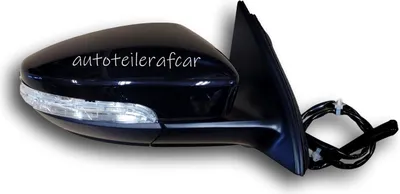 Produktbild von Außenspiegel Spiegel rechts elektrisch für Für VW PASSAT B7 2010 - 15 schwarz LC9X