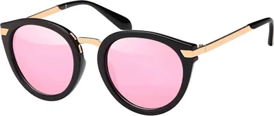 Produktbild von Gil Damen Sonnenbrille Runde Designer 80er Modern Urlaub Sommer Strand 30486 Rosa