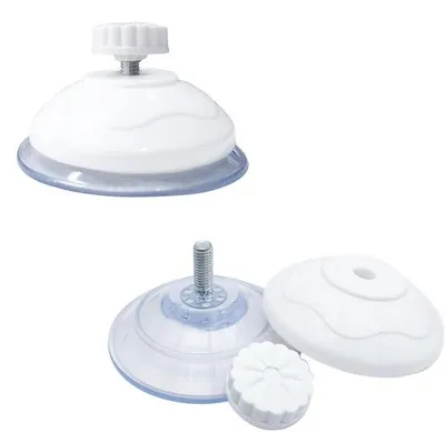 Produktbild von PVC-Zuignappen für Glas - 4er Set - 8,5 cm - Transparenz - Kätzchenfreundlich - Dauerhaft