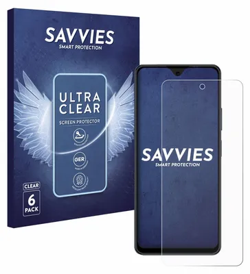 Produktbild von 6x Für Blackview Oscal Tiger 12 Schutzfolie Savvies Displayschutz Display Schutz Folie Klar Transparent