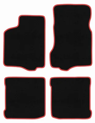 Obrázok produktu pre Velúrové autokoberce pre: Seat Ibiza II 1993-2001 hatchback čierno-červené