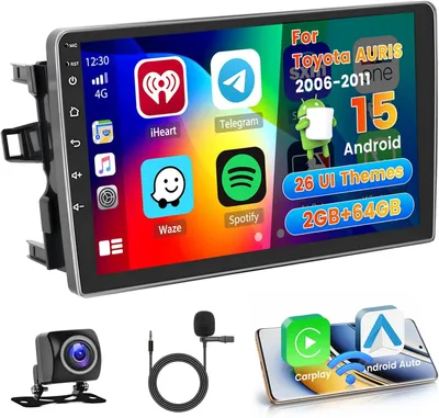 Zdjęcie produktu dla Radio samochodowe Android z systemem multimedialnym - odtwarzacz audio i wideo - system nawigacji - radio z ekranem dotykowym - wyświetlacz IPS 9 cali