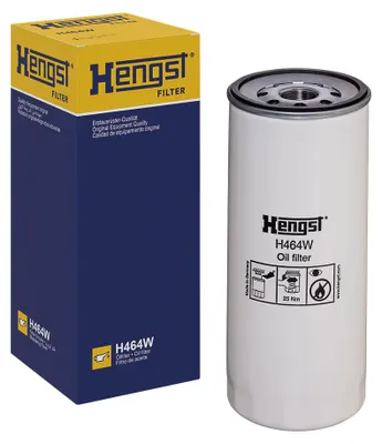Imagen del producto de Filtro de aceite HENGST FILTER H464W para VOLVO FH FL 6 N 7 F 16 9700