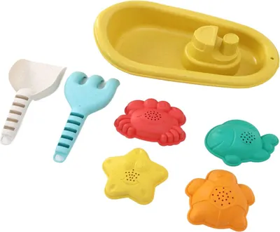 Produktbild von Sandkasten Spielzeug Max Schiff - gelb