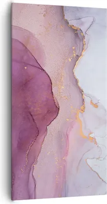 Produktbild von Bild auf Leinwand - Leinwandbild - Einteilig - Marmor Pink Violett - 65x120cm - Wand Bild - Wanddeko - Wandbilder - Leinwanddruck - Bilder - Wanddekoration - Leinwand bilder - Wandbild - PA65x120-4668