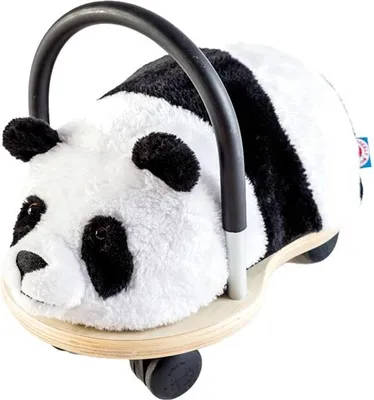 Produktbild von Wheelybug Panda Rutschfahrzeug - Small Holz Lauflernspielzeug Panda