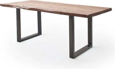 Produktbild von Baumkantentisch >Calabria< in Akazie natur / antik - 220x79,5x100 (BxHxT)