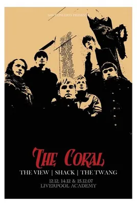 Zdjęcie produktu dla THE CORAL – Tour – 61 x 91,5 cm – Plakat