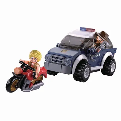 Produktbild von Torro Bausteine Set - Polizei Geländewagen
