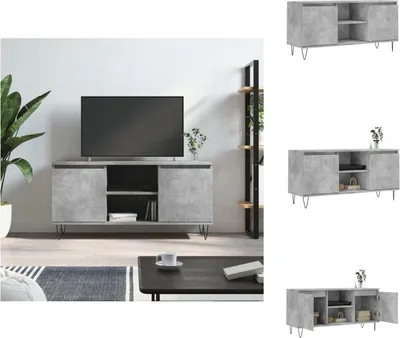 Obrázek produktu pro vidaXL TV skříňka betonová šedá 104x35x50 cm materiál na bázi dřeva - TV nábytek