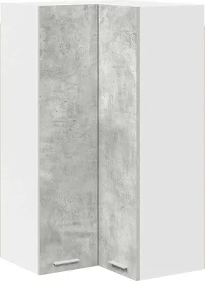Produktbild von vidaXL Hängeschrank Betongrau und Weiß 57 x 57 x 100 cm Holzwerkstoff