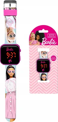Zdjęcie produktu dla Cyfrowy Zegarek LED CYFROWY Dziecięcy dla Dzieci Różowy Barbie / BB00033