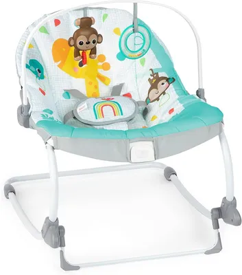 Produktbild von Babyschaukelstuhl - Schaukelstuhl für Kinder - Entspannung für Babys - 2-in-1-Funktion - 68 x 52 x 45 cm