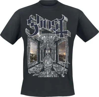 Produktbild von Ghost T-Shirt Herren Skeleta Cover schwarz 4XL