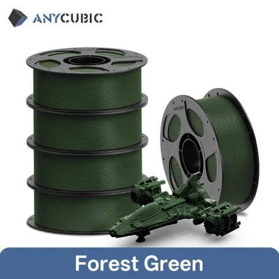 Obrázek produktu pro Filament pro 3D tiskárny – PETG – 1,75 mm – 5 kg – pro FDM/FFF – lesní zelená