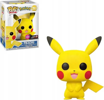 Produktbild von Pokemon - Pikachu 353 Flocked Funko Club Exclusive Only Gamestop - Funko Pop! - Vinyl Figur
