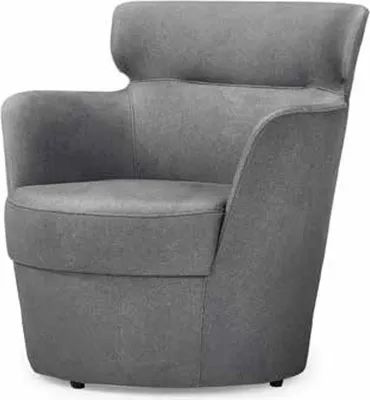 Zdjęcie produktu dla Sofa Fotel Fotel Relaks Fotel Tapicerowany Kanapa Salon Biuro Hotel Club Szary
