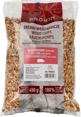 Produktbild von Hackschnitzel zum Räuchern/Grillen 70% Erle + 30% Buche, 450 g, Klasse 8