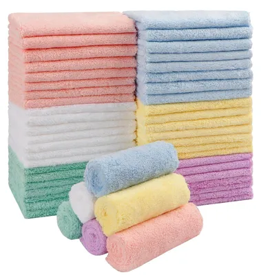 Produktbild von 50 Stück Babywaschlappen aus Koralfleece